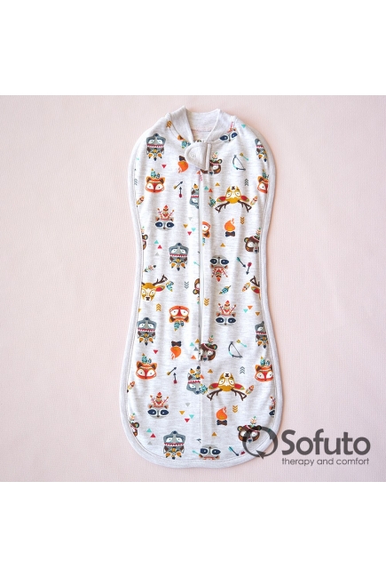 Комплект пеленок-коконов для новорожденных, Indians