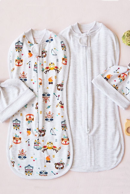 Комплект пеленок-коконов для новорожденных, Indians