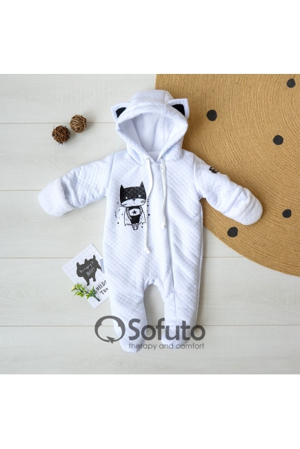 Комплект на выписку холодная зима, Supercat (6 предметов)