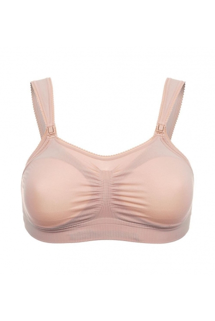 Бюстгальтер для кормления и беременных (бесшовный) Bonita, бежевый