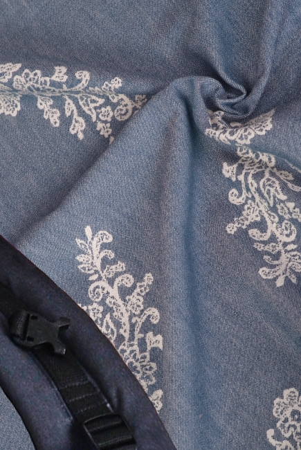 Эрго-рюкзак Diva Milano Reticella Eclipse Simple One! с шелком и льном