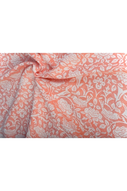 Эрго-рюкзак Diva Milano Rose Arancio Simple One! со льном