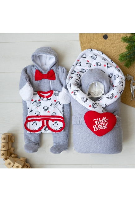 Комплект на выписку холодная зима, Lolo (6 предметов)
