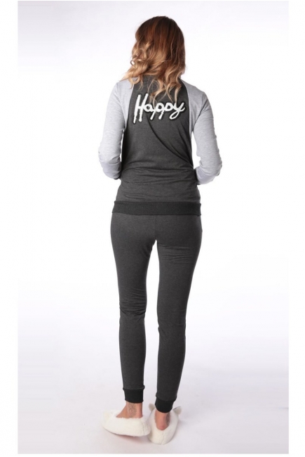 Костюм для беременных спортивный, темно-серый