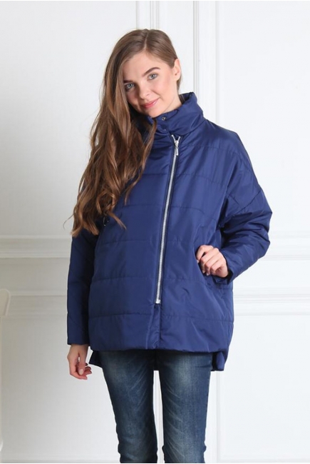 Куртка для беременных демисезонная Астрид, синяя