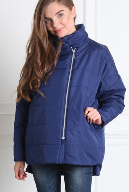 Куртка для беременных демисезонная Астрид, синяя