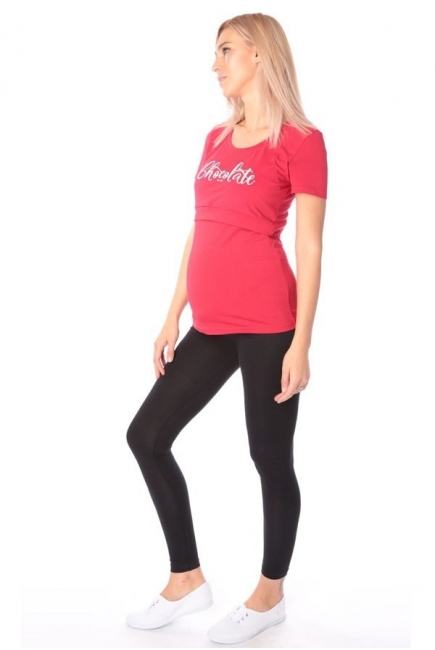 Леггинсы для беременных и родивших с низкой талией, черные