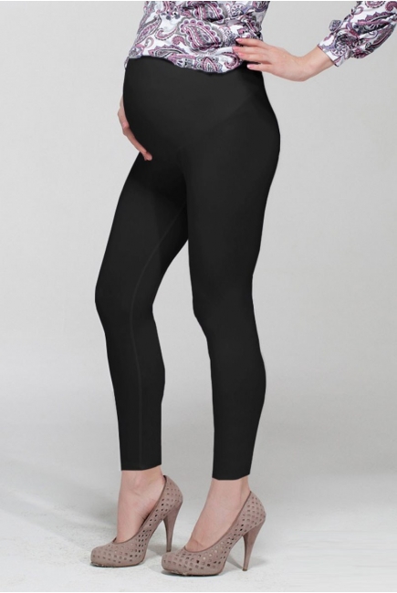 Леггинсы для беременных на живот, черные