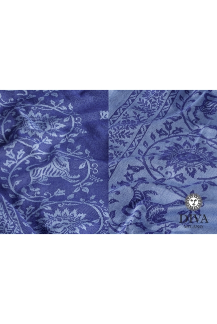 Эрго-рюкзак Diva Milano Barocco Lions Zaffiro, Simple One!