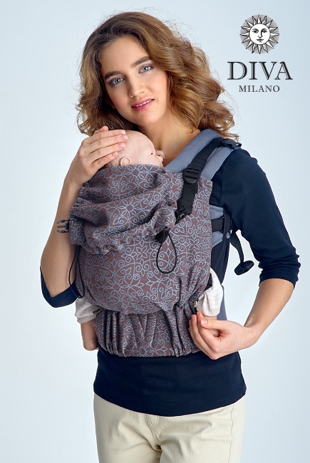 Эрго рюкзак для новорожденных Diva Basico Caffe Simple One!
