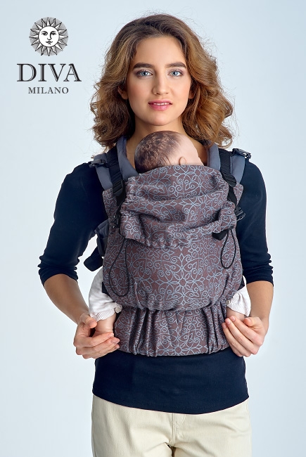 Эрго рюкзак для новорожденных Diva Basico Caffe Simple One!