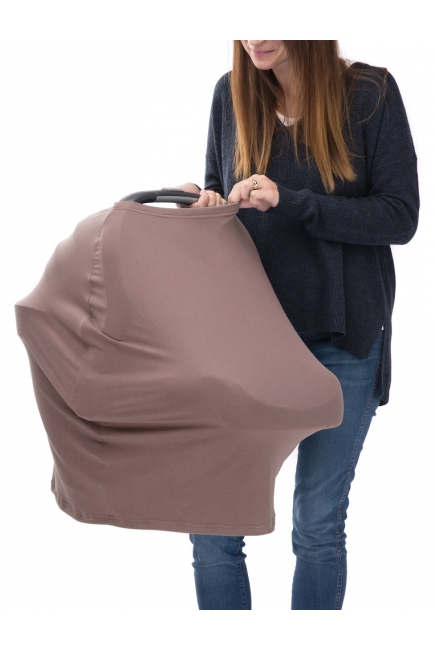 Накидка для кормления (милк снуд) 5 в 1, Cacao