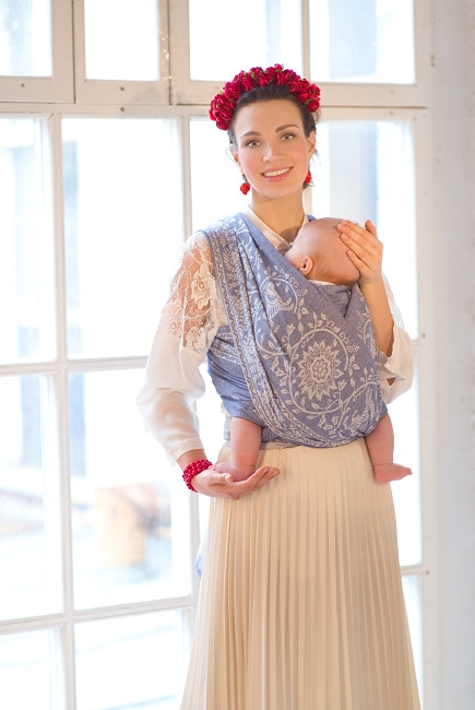 Эрго-рюкзак Diva Milano Barocco Lions Blu, Simple One!