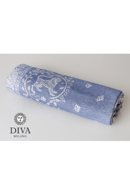 Эрго-рюкзак Diva Milano Barocco Lions Blu, Simple One!