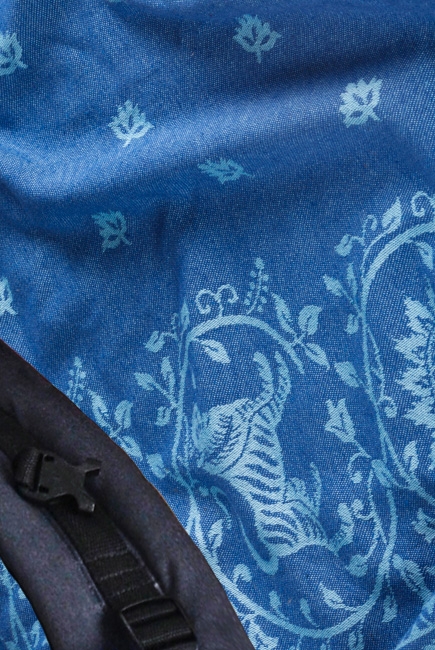 Эрго-рюкзак Diva Milano Barocco Lions Zaffiro, Simple One!