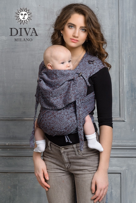Май-слинг Diva Basico, Caffe с капюшоном