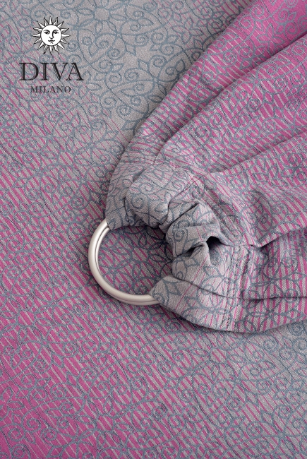 Слинг с кольцами Diva Basico, Rosa