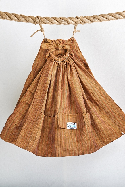 Слинг с кольцами Баюшка двуслойный, Рыжик