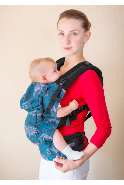 Эрго-рюкзак для новорожденных Diva LilySling Sea Horses, Simple One!
