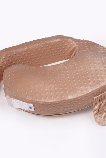 Подушка для кормления Loona эргономичная, Bubble бежевый