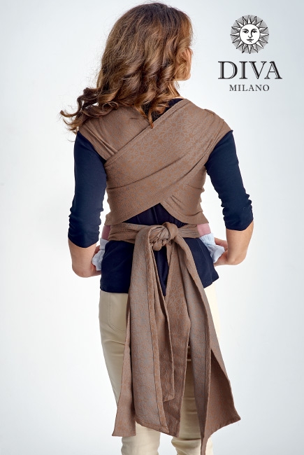 Май-слинг для новорожденных Diva Basico, Canela