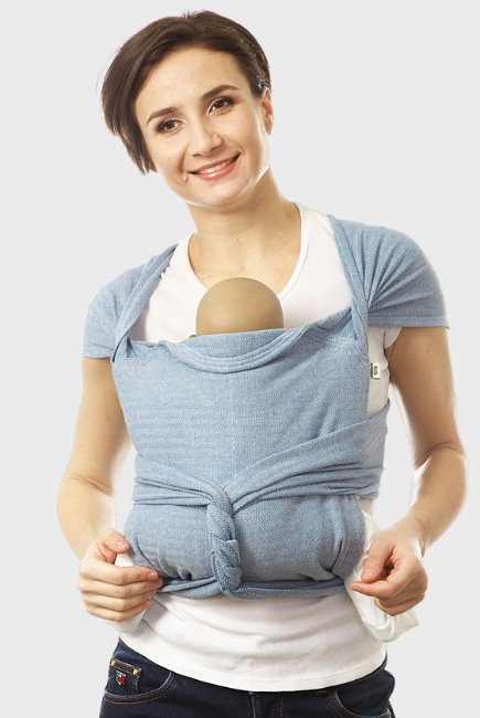 Май-слинг Mums Era "Нидл", джинсовый