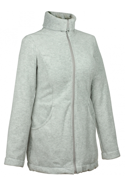 Флисовая слингокуртка и куртка для беременных, дымчатый