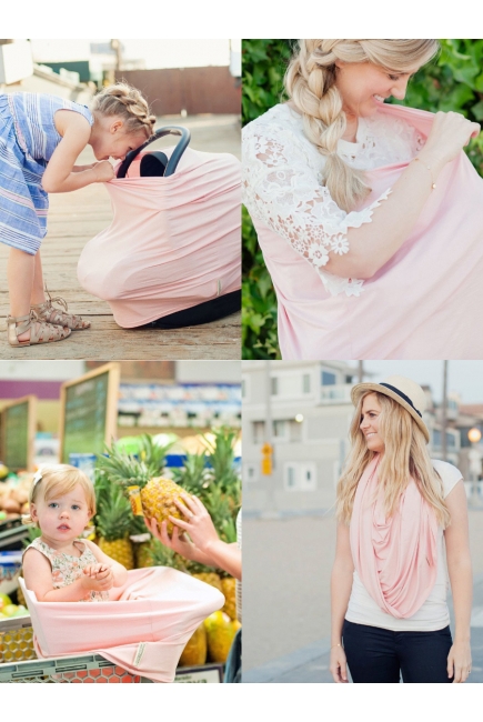 Накидка для кормления (милк снуд) 5 в 1, Petrol