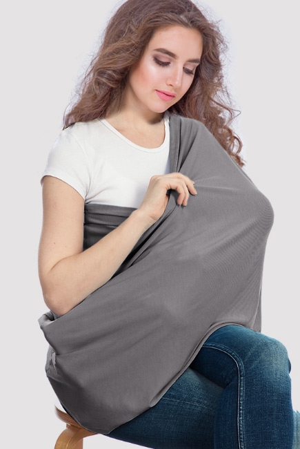 Накидка для кормления (милк снуд) 5 в 1, Mist