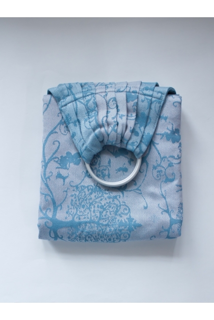 Слинг с кольцами для новорожденных Karaush Amira Mist с бамбуком