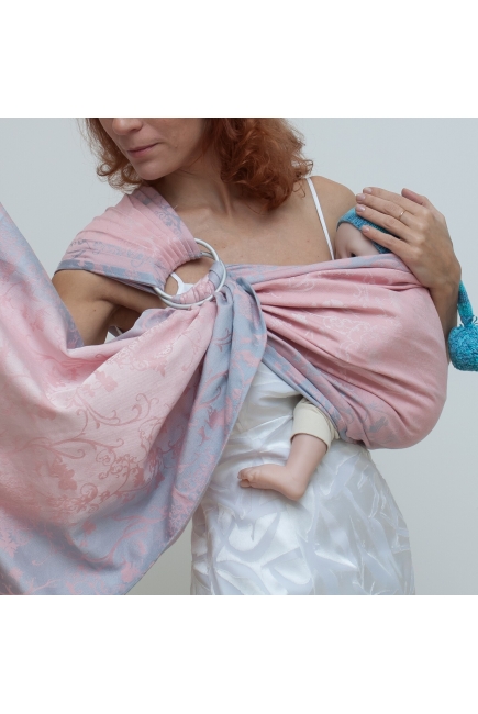 Слинг с кольцами для новорожденных Karaush Amira Perl с бамбуком