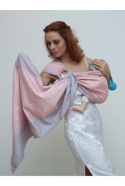 Слинг с кольцами для новорожденных Karaush Amira Perl с бамбуком