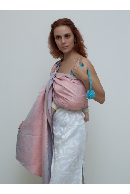 Слинг с кольцами для новорожденных Karaush Amira Perl с бамбуком