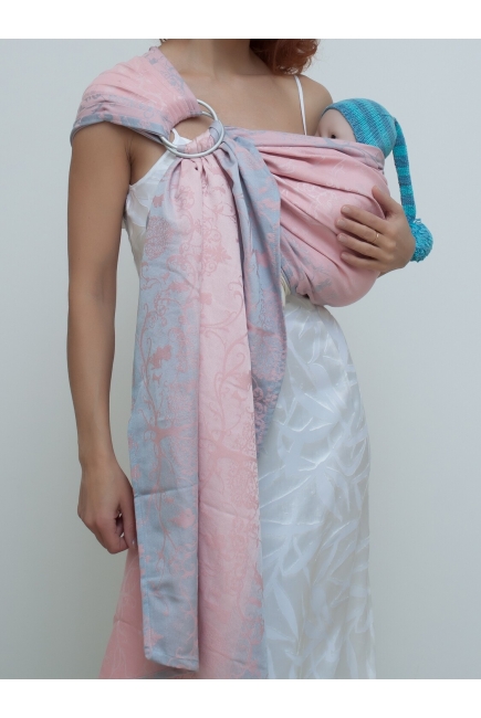 Слинг с кольцами для новорожденных Karaush Amira Perl с бамбуком