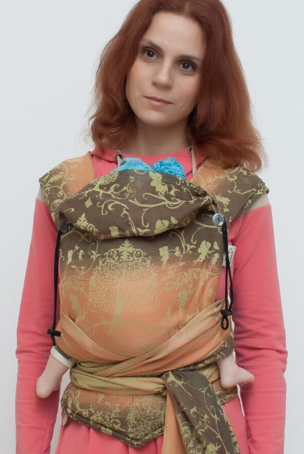 Май-слинг с рождения Karaush Amira Wood Lilly с бамбуком