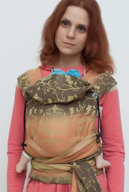 Май-слинг с рождения Karaush Amira Wood Lilly с бамбуком