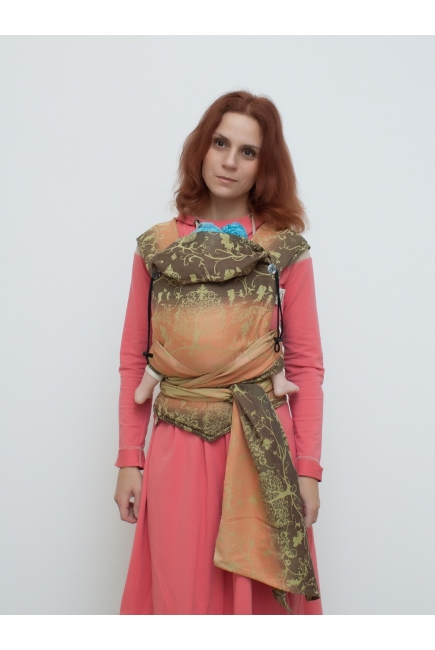 Май-слинг с рождения Karaush Amira Wood Lilly с бамбуком