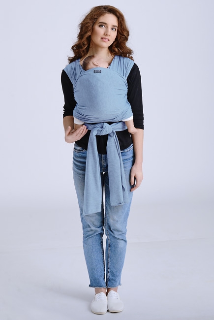 Трикотажный слинг для новорожденных Diva Stretchy, Celeste