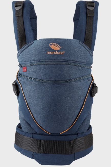 Эргорюкзак с рождения Manduca XT, цвет Denimblue-Toffee (синий)
