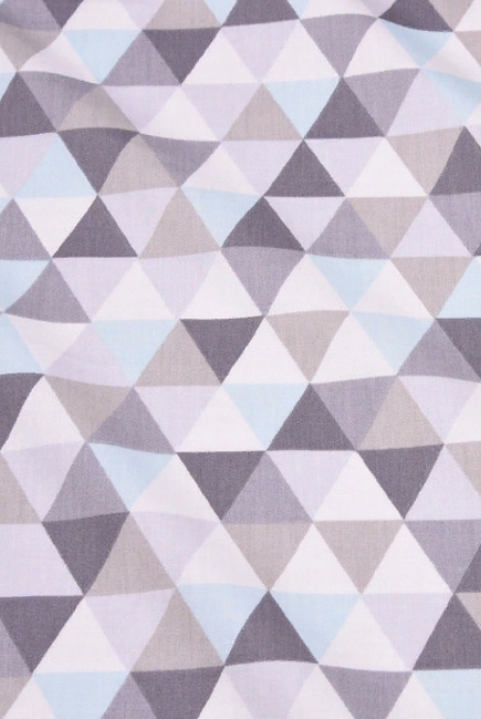 Подушка для кормления Loona эргономичная, Triangles лиловый