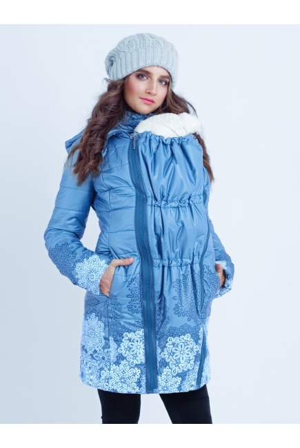 Слингокуртка зимняя 3 в 1 Diva Outerwear Celeste Snowflakes