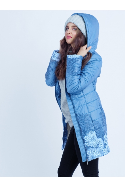 Слингокуртка зимняя 3 в 1 Diva Outerwear Celeste Snowflakes