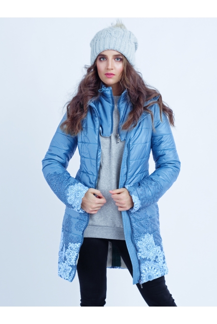 Слингокуртка зимняя 3 в 1 Diva Outerwear Celeste Snowflakes