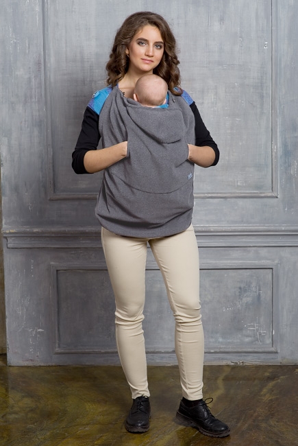 Слингонакидка из шерсти Diva Outerwear Antracite (графит)