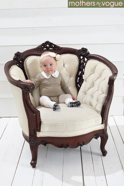 Топ для кормления Mothers en Vogue Peter Pan, серо-бежевый