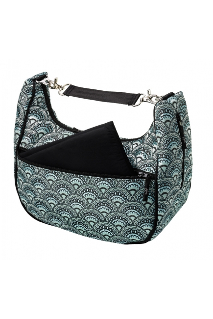 Petunia Touring Tote: Aquamarine Roll