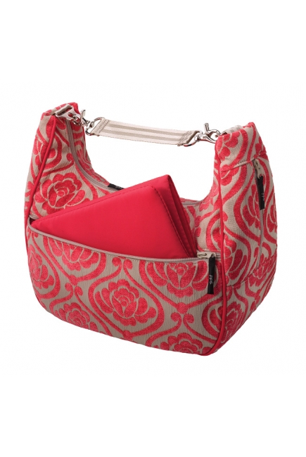 Petunia Touring Tote: Almond Raspberry