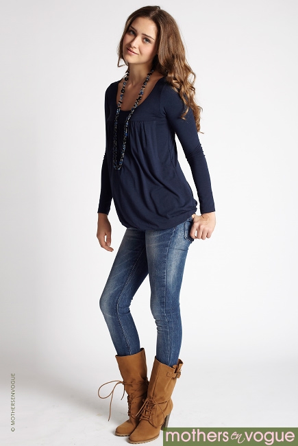 Топ Mothers en Vogue Britney Bubble, темно-синий