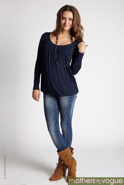 Топ Mothers en Vogue Britney Bubble, темно-синий