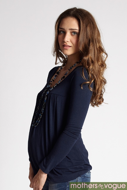 Топ Mothers en Vogue Britney Bubble, темно-синий